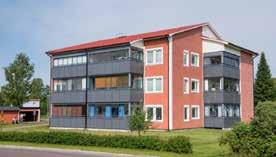 Antal femmor - Snitthyra 2016, 3 rok/m 2 och år 1 340 kr Storlek (3 rok) 8 st 69 m 2, 2 st 82 m 2, 8 st 84 m 2 82 616 650 kr /m 2 26 698 kr Rättvisan Orsabostäder, Orsa Detta är ett modulbyggt trähus