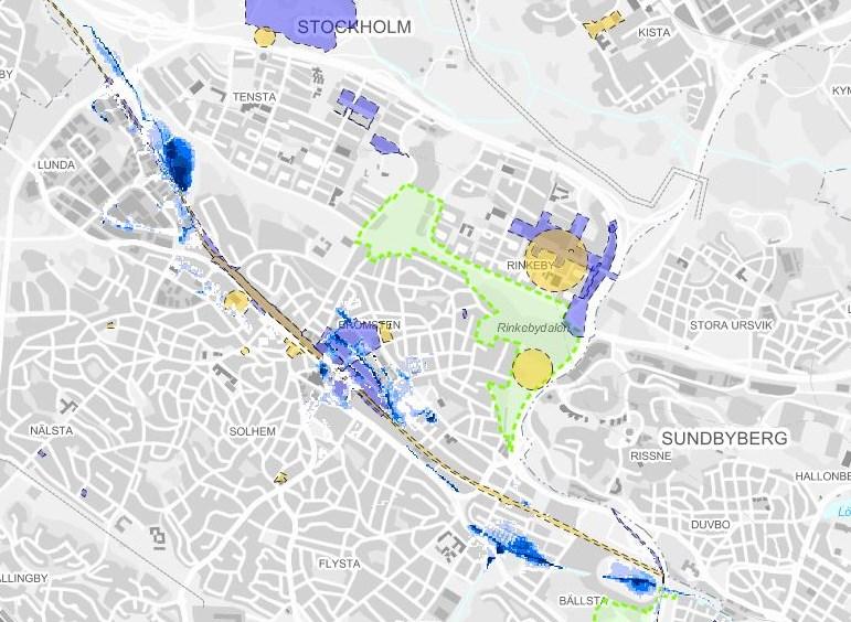 för höjdsättning längs Bällstaån, som är ett av Stockholms läns mest översvämningskänsliga vattendrag.