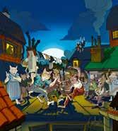 Illustration: Emil Maxén Musikal Pelle Svanslo s Teater Västernorrland När Pelle var liten fick han sin svans avbiten av en råtta. Nu kommer han till Uppsala där alla katter har långa svansar.
