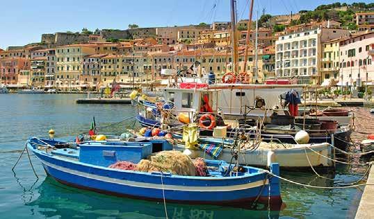 Dag 5 9 okt Elba, Portoferrairo Portoferraio är en hamnstad på ön Elba, känd främst för att Napoleon Bonaparte bodde här mellan 1814 1815 då han var sänd i exil från Frankrike.