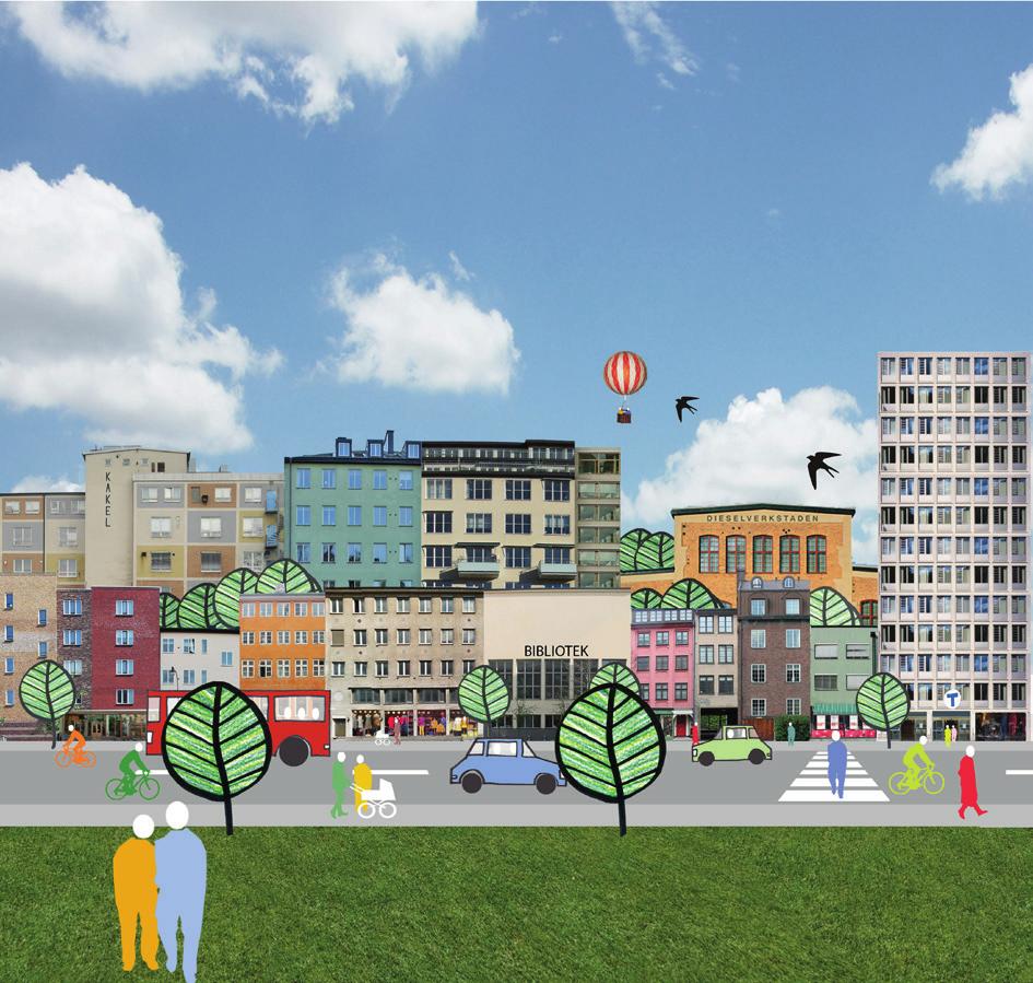 VISION Nacka stad - nära och nyskapande Här är det nära till allt mötesplatser, natur och