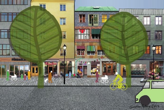 Här är det enkelt att leva och arbeta att gå, cykla och åka kollektivt.