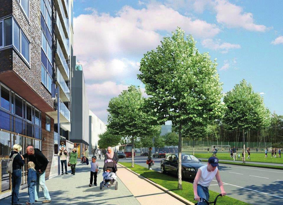 MARKANVISNINGSOMRÅDET Markanvisningsområdet ligger mitt i centrala Nacka med fem minuters promenad till kommande tunnelbanestation Nacka centrum och den nya stadsparken.