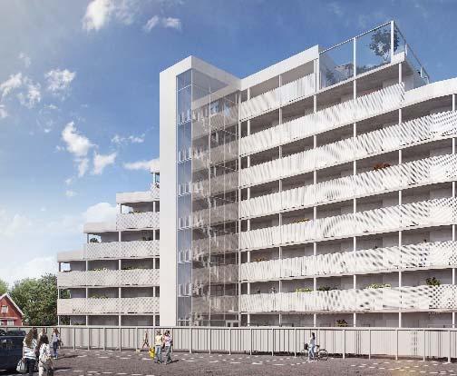 Inflyttningen sker successivt och sista inflyttning är beräknad till andra kvartalet 2018. Projektet drivs i JV tillsammans med Profi Fastigheter AB.