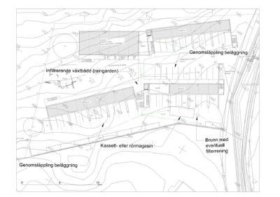 BOTKYRKA KOMMUN Samrådshandling 38 [40] Karaktären på dagvattnet förväntas vara i princip samma som i nuvarande situation om inte fel typ av byggmaterial används.