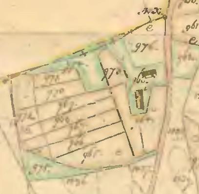 Holmtorpet, Skattegården med 2 fönster byggs runt 1750. Första torparen Nils Larsson och hustru Anna Maria Persdotter får sitt första barn där 1752. Tredje barnet föds och dör 1757.