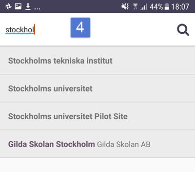 Sök på itslearning i Apple App store eller Google Play Store. 2. Hitta den orange its-ikonen. 3.