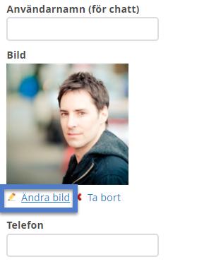 4. Klicka på Ändra bild för att välja en fil på din dator som du vill ha som din profilbild. HUR ÄNDRAR JAG SPRÅKET JAG SER I ATHENA 1.