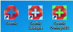Nya klienter/ikoner för COSMIC I samband med uppdateringshelgen kommer alla datorer få ett paket med nya COSMIC klienter och ikoner på skrivbordet.
