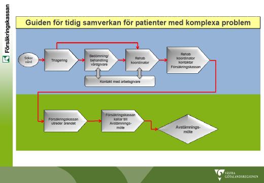 8 Arbetsmodell Målet med projektet var att ta fram en ny arbetsmodell och resultatet blev en Guide för tidig samverkan.