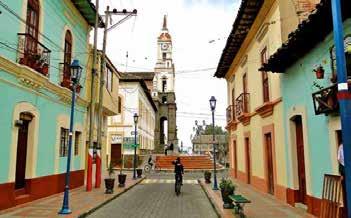 Dag 14 14 feb Otavalo & Quito Efter frukost tar vi oss till det för Otavalo indianerna, heliga vattenfallet Peguche.