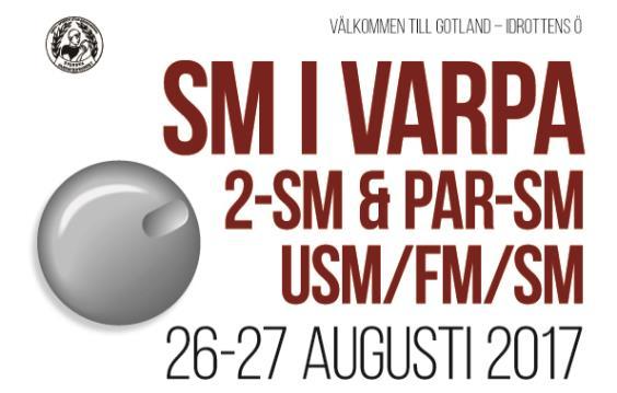 Svenska Mästerskapen i varpa 2017.