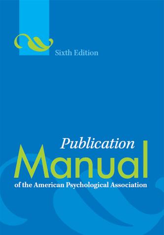 American Psychological Association (APA) uppsättning skrivregler för vetenskapliga