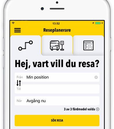 I MOBILAPPEN MOBITIME Ladda ner mobilappen Har du smartphone kan du söka på KLT eller Kalmar Mobi- Time i din appbutik.