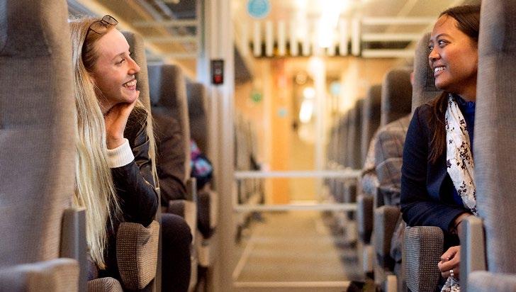 Förvaltningsberättelse Ansvarsfull styrning: Samhälle Vi för människor närmare varandra, varje dag SJs viktigaste bidrag till ett hållbart samhälle är att fler reser med tåg.