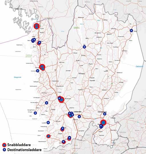 kan ladda upp till tre elbilar samtidigt vilket minskar risken för köbildning.