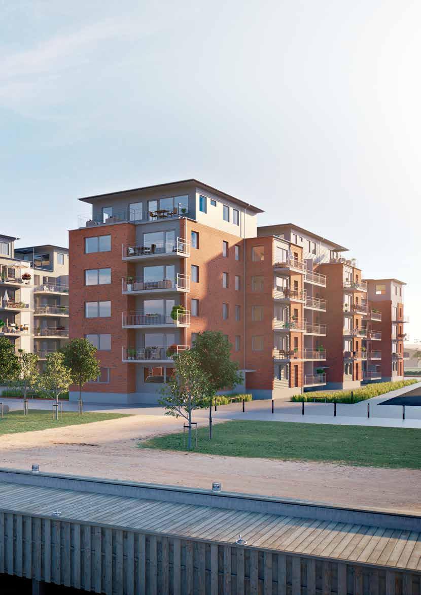 Härligt utsiktsläge mot Öresund Brf