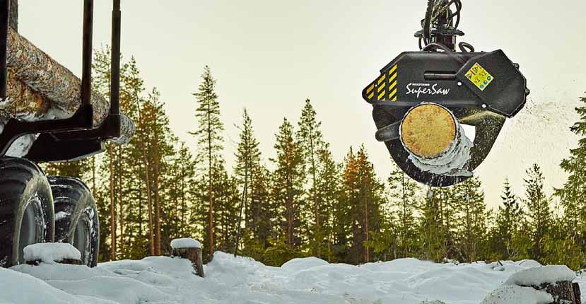 Ökad effektivitet i skogen är det som hela tiden eftersträvas och med SuperSaw har vi utvecklat unika egenskaper som gör det möjligt.