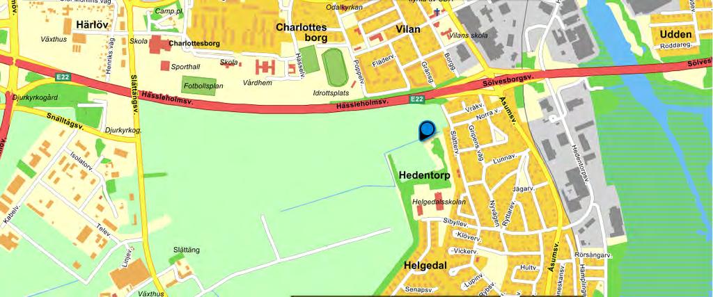 området Kärrdala. Se kartposition nedan!