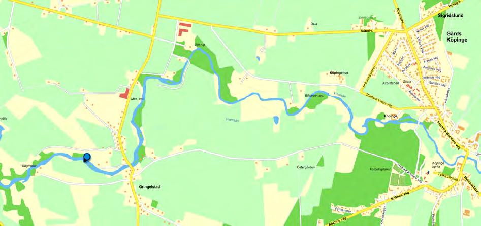 Lokalnamn: 620249 139388 Gringelstadsmölla Vidare har vi en lokal väst om Gärds Köpinge som ligger i det lilla området Gringestad.