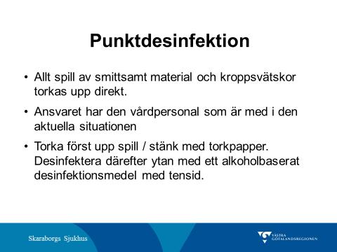 provtagningssituationer, vid undersökningar med risk för