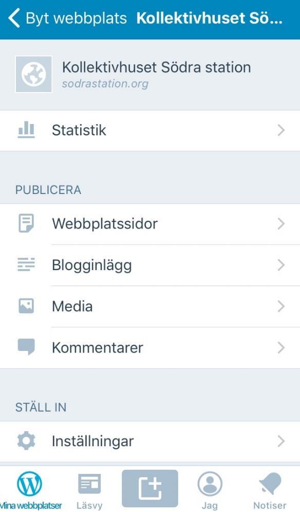 Skapa nytt.