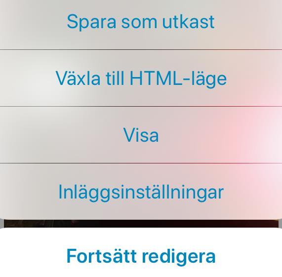 kategorin och tryck sedan på Tillbaka.