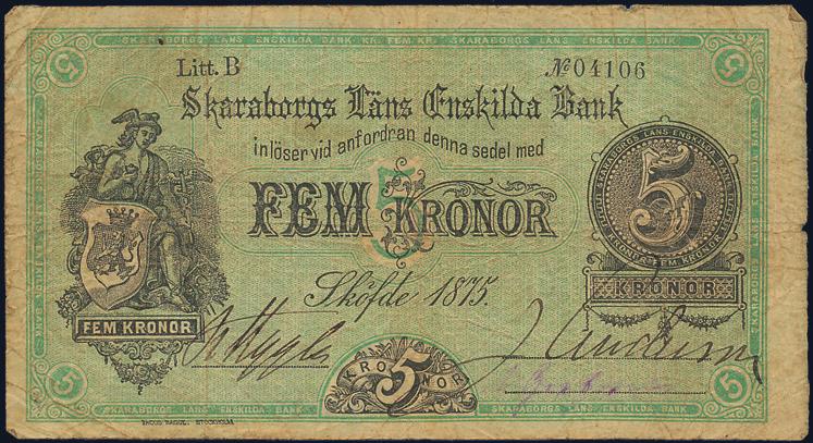 . 1?. 1599 1 1591 1592 1593 1594 1595 1596 1597 1598 Skaraborgs Läns Enskilda Bank.