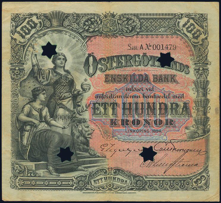 Westerbottens Enskilda Bank. 10 riksdaler riksmynt Umeå 1866, A07510. PL 2.