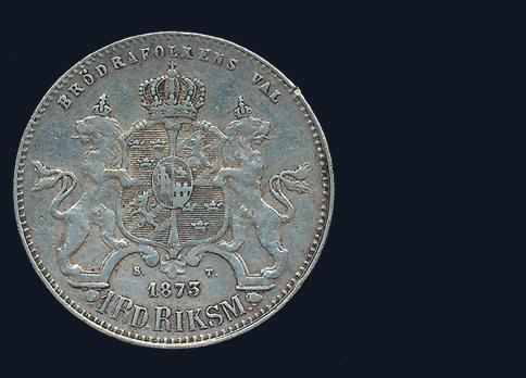 Äldre svenska silver- (40) och kopparmynt (ca 180) samt besittningsmynt i silver (28) och koppar (11), allt i mycket bl kvalitet.