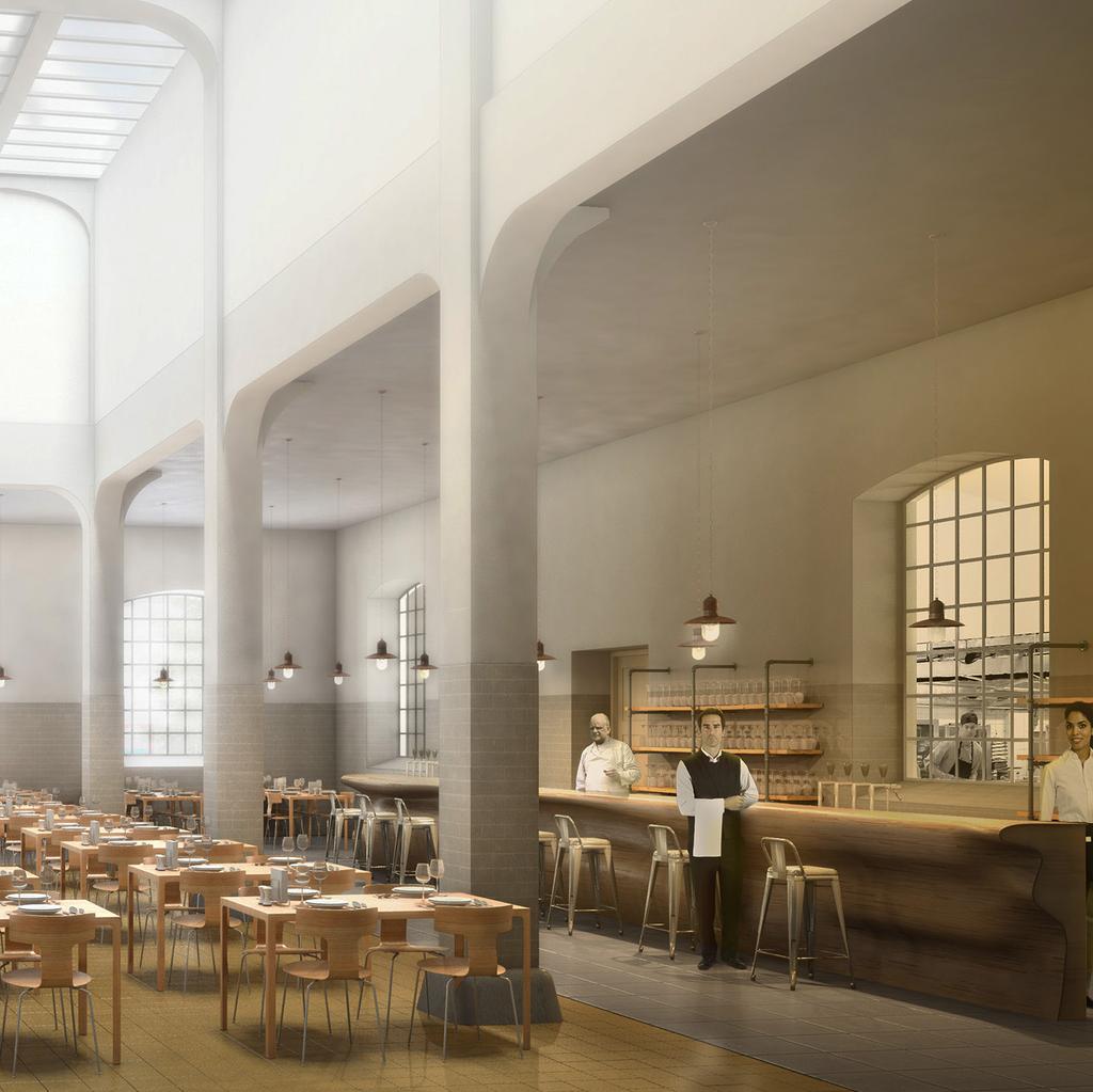 historiskt fungerat som rensstuga ligger i det så kallade Slakthusområdet, ett område som inom loppet av några år ska omvandlas från industriområde till levande stadsdel med lägenheter, kontor,