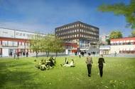 Ulls hus : PEAB Alviks Måleri Uppsala flamskyddsmålar ca 5 000 kvm med ES/VFR Klar inomhus på HVC Nord (Ulls Hus), Campus Ultuna.