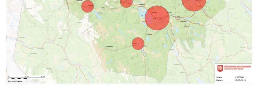 Närhet till befintlig infrastruktur, verksamhet och befintlig bebyggelse är förutsättningar för utpekandet av LIS-områden. LIS-områden ska även bidra till ett ökat underlag för service.