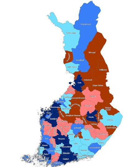 Vasa ekonomiska region är i likhet med Vasa stad i topp i fråga om livskraftsindexet REGIONERNAS LIVSKRAFTSINDEX Indexet innehåller 10 strukturindikatorer som beskriver områdets livskraft.