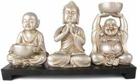LJUSHÅLLARE BUDDHA Ljushållare med plats för två