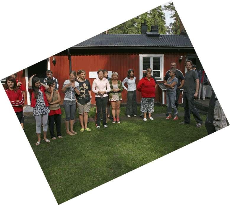 ter utanför lägergården, andra dagar lite lugnare på lägergården.