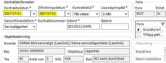 Sida 14 av 40 Regler hyreskontrakt servicelägenhet i Treserva Inflyttning till servicelägenhet: Följande regler gäller kontrakt i servicelägenhet: Vid inflyttning mellan 1-14:e i månaden gäller