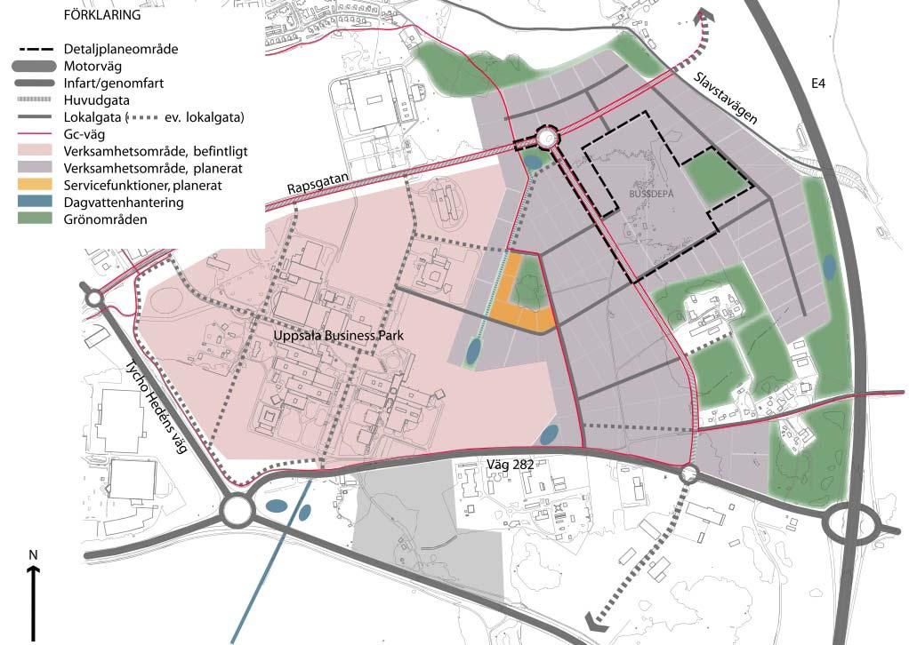 2 Områdesbeskrivning I detta kapitel ges en översiktlig beskrivning av aktuellt planområde tillsammans med infrastruktur. 2.