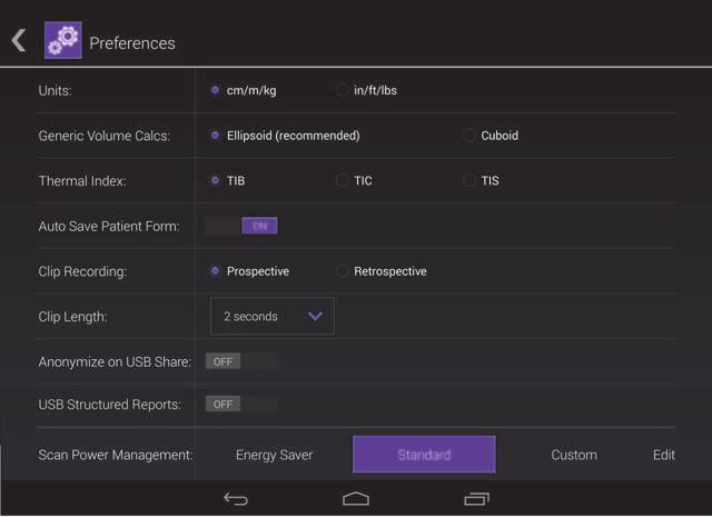 Scan Power Management (Strömhantering vid skanning) Välj de inställningar som ger bäst balans mellan prestanda och batteritid vid skanning: Energy Saver (Energibesparing) Aktiverar strömbesparande