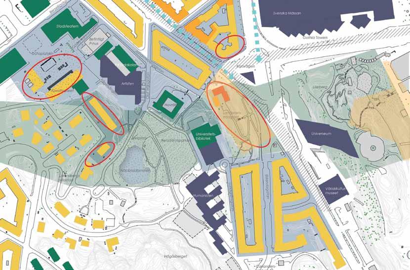 områdets framväxt Karta: Byggnadsår och kulturmiljöbeskrivning.