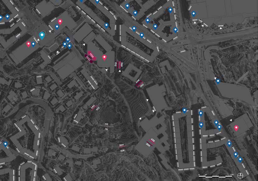 Parken används i huvudsak av studenter och kringboende.