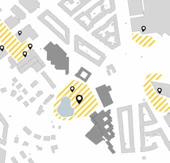 utvecklingsplanens Fem strategier Universitetsområdet idag 2040: Park för humaniora, konst och kultur Götaplatsen Götaplatsen Korsvägen Korsvägen Renströmsparken Renströmsparken Från isolerade öar