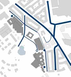 Västlänken Framtida cykelstråk Cykelparkering Framtida vägnät Möjliga lägen för inlastning Trafik, parkering, angöring och tillgänglighet Korsvägen förväntas fördubblas till år 2035 jämfört med år