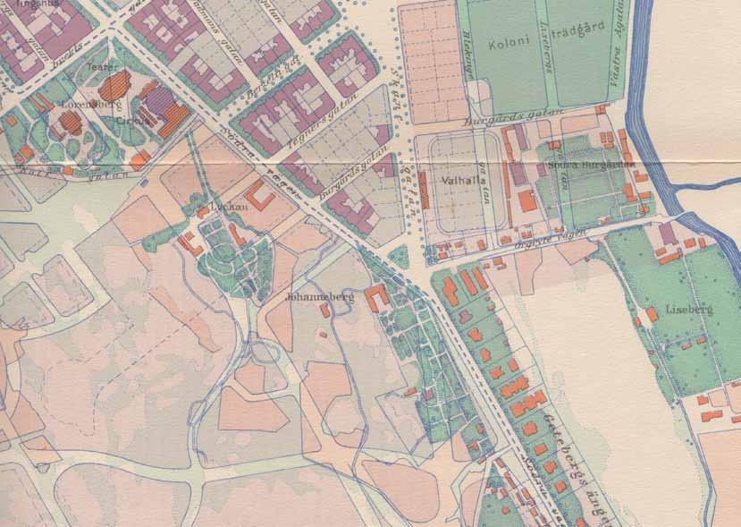 Landerimarken ger succesivt plats för stadsutvecklingen, även om vissa huvudbyggnader står kvar.
