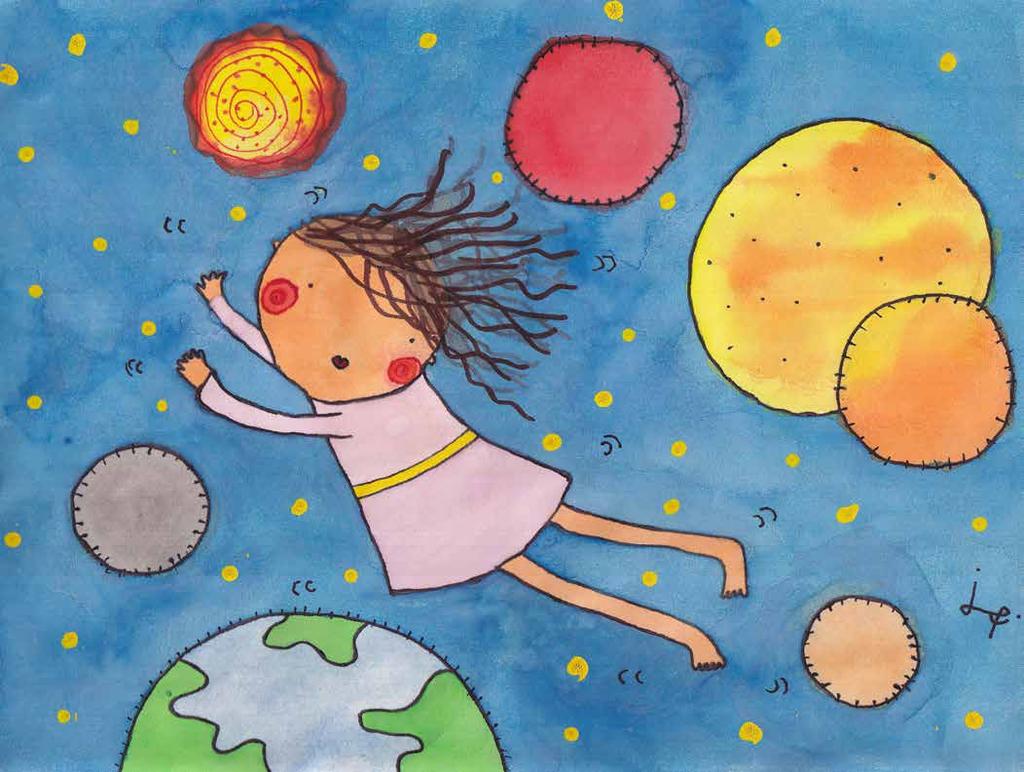 September Illustration: Jenny Funestad Minimys: Space med Sagofén Isadora Onsdag 26 september kl 15.00 på Hjärups bibliotek Entré 25:- för barn & vuxna Biljettsläpp 12/9 på Hjärups bibliotek Tel.