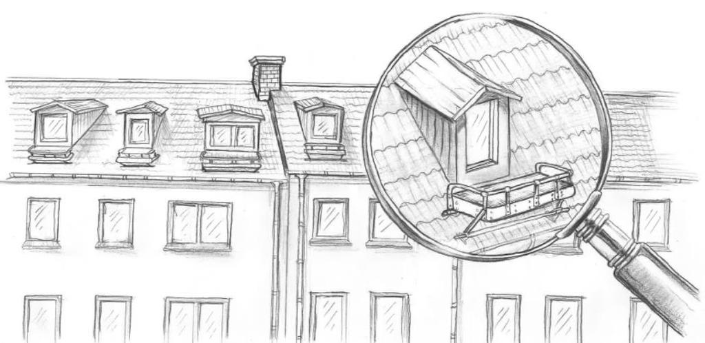 Utrymning från takfönster & takkupor via stigbrygga Det blir allt vanligare att man inreder vindar till lägenheter i befintliga flerbostadshus.