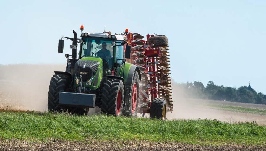 0 för perfekt motor- oh transmissionsrelerin - Fendts nya autostyrnin VarioGuide - Automatisk sektionskontroll med SetionControl Assistant - VariableRateControl (VRC) ör det möjlit att arbeta med