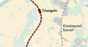 19 Översiktsplan mätpunkter E302 Förbindelsespår Lockarp. 11.6.