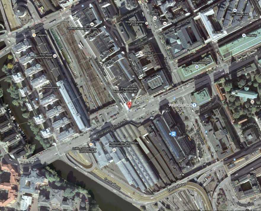 21(34) 6.1.2 Cityterminalen Bild 6 Översikt Cityterminalen Utvärderingskriterier Attraktiva resor Bussterminalen ska klara befolkningsökningen i ostsektorn med prognosår 2050.