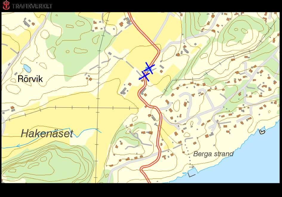 Trafikverkets prioriterade alléer och vägträd 709, Rörvik, BERGA Vägträd ID på karta 4 Vägnummer O 709 Namn Rörvik, BERGA Gammalt namn och ID - Östra sidan 2 ekar.